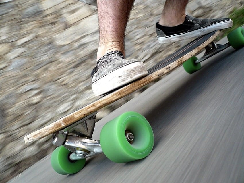 slowing down on a longboard