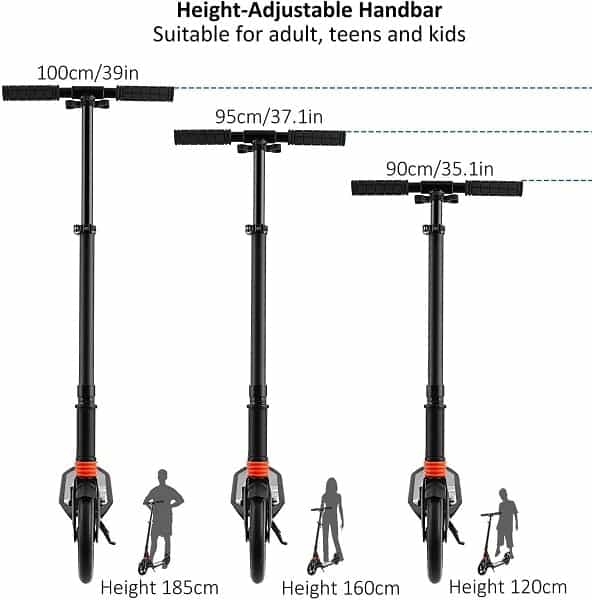 hikole kick scooters for adults