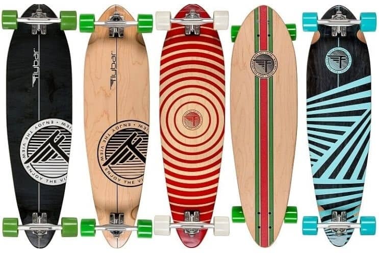 Flybar Skate Pintail Cruiser Longboard