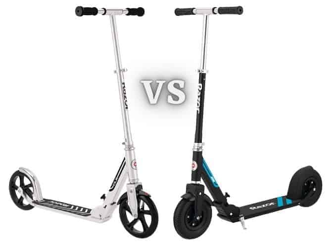 razor a5 dlx vs air