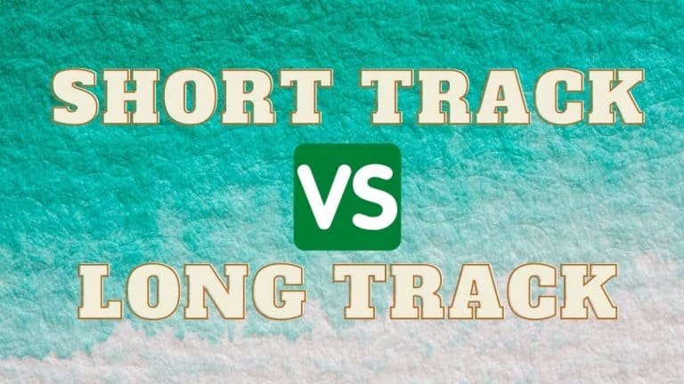 Short track vs long track speed skating