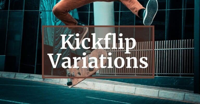 Different kickflip variations