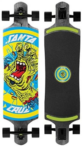 santa cruz rob hand foot stop drop thru longboards