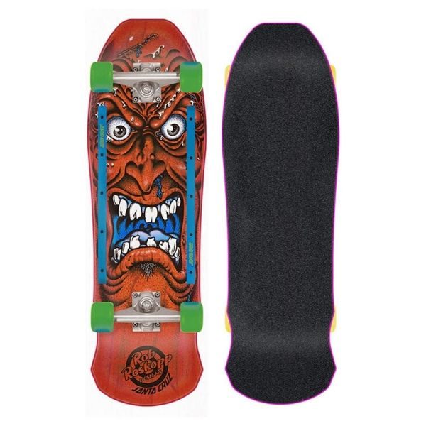 santa cruz rob roskopp face skateboard